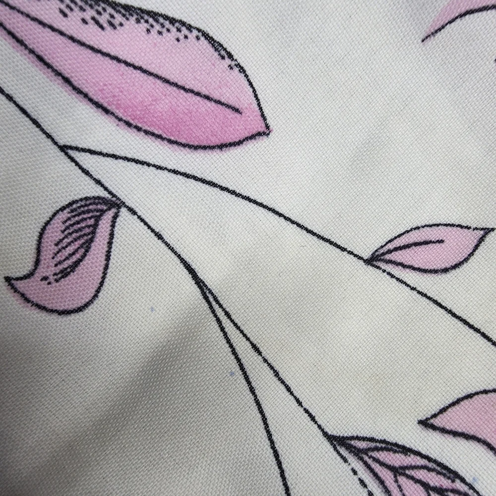 Vintage Made in Italy Floral Square Scarf Blue & Pink - Picture 8 of 10